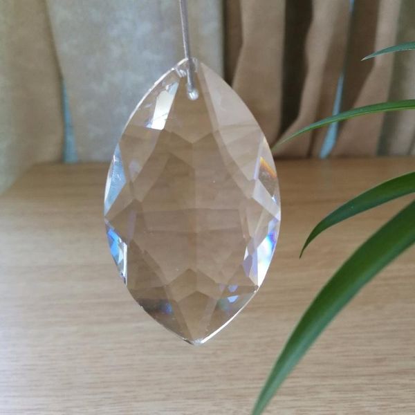 

chandelier crystal 63mm 10 units faceted pendant for diy curtain parts