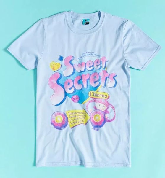 

sweet secrets light blue t-shirt, White;black