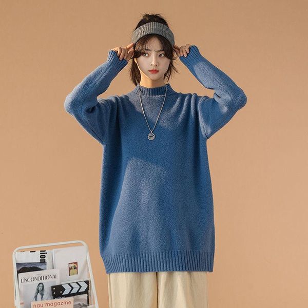 

men's sweaters sweater autumn winter large solid color pullover casual student streetwear tidal current fashion, White;black