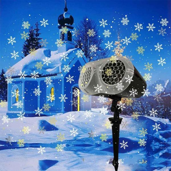 

strings christmas projector lights dynamic snowflake snowfall light show waterproof party wedding decorations