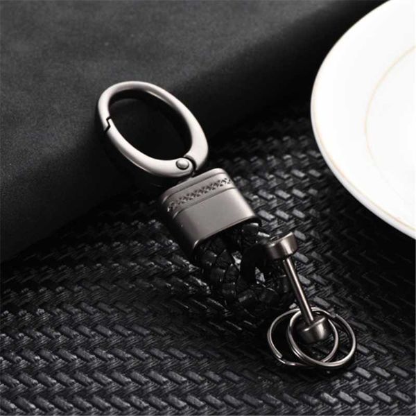 

keychains car keychain metal braided rope for ford focus 2 3 4 2005-2021,auto accessories, Silver
