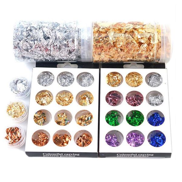

other arts and crafts painting gold foil fragments craft paper pieces flakes potal leaf for gliding nail decorations