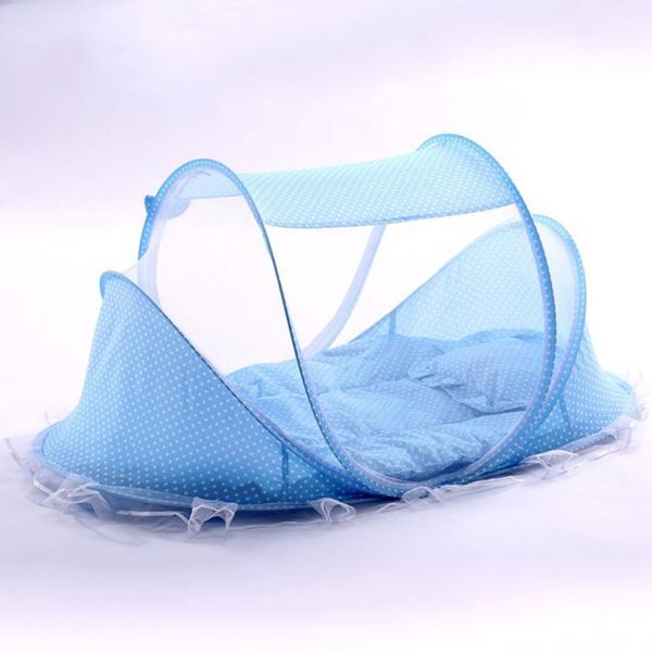

portable baby bed crib folding mosquito net summer three-piece netting