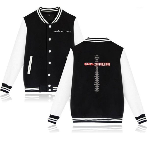 

men's jackets got7 hoodies plus size sweatshirt cotton fleece pink fashion jacket baseball uniform xxs-4xl, Black;brown