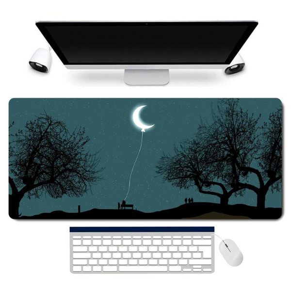 

mouse pads & wrist rests earth dream anime pad desk mat game large mousepad gamer big mousemat eclipse deskmat social xxl