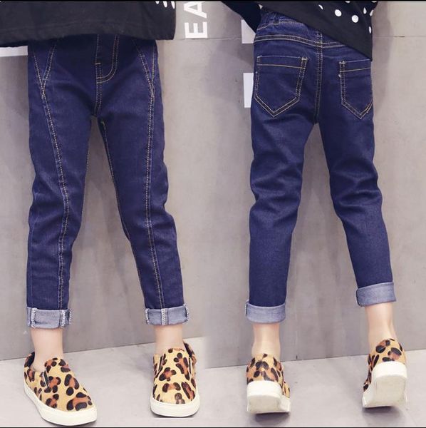 

arrival spring girls jeans summer blue casual pants for girl pencil denim lovely long trousers daughter clothes