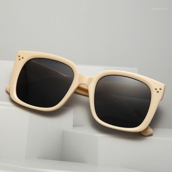 

fashion glasses star cat's eye sunglasses korean tide big frame slim uv protection 88681, White;black