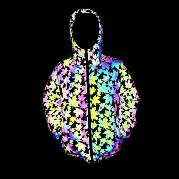 

men's jackets coats colorful reflective cotton padded clothes in autumn and winter t78z, Black;brown