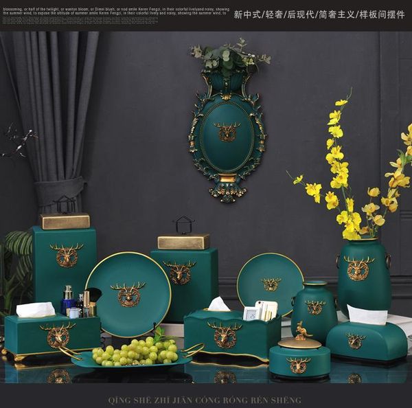 

nordic luxury tissue boxes creative modern leather living room organizer boite a rangement home garden db60zj & napkins