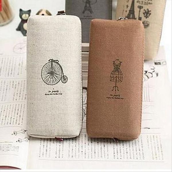 

cosmetic bags canvas makeup bag case coin pouch zipper purse drop good quality