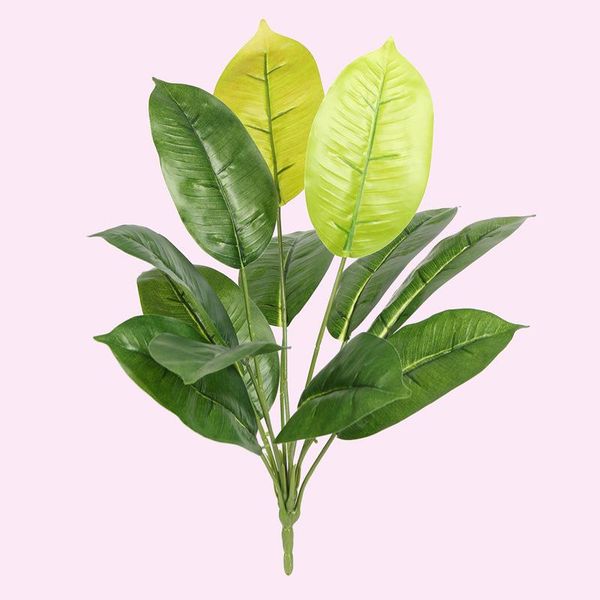 

decorative flowers & wreaths evergreen oak leaf silk flower wedding arrangement home decoration green artificial plant rose vivid vine ratta