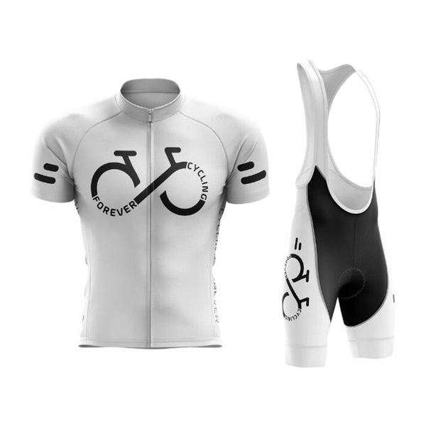 

gym clothing summer funny cycling jersey sets for men bicycle short sleeve anti-uv mountain bike suit riding sportwear ropa ciclism, White;black