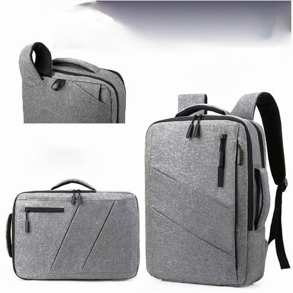 

backpack 14-inch laplarge capacity business portable 15-inch bag canvas men