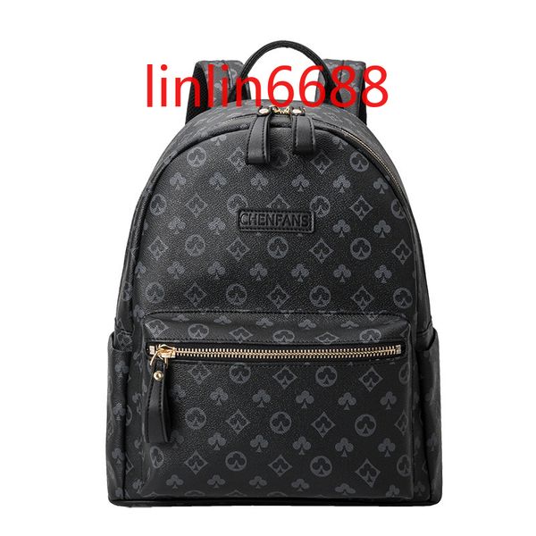 

made in china fashion bags backpack men's and women's new high-capacity backpack korean student schoolbag street couple travel bag