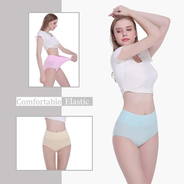 

yoga outfit 6 pieces highwaist women panties plus size comfortable lingerie temptation underwear cotton briefs female underpants