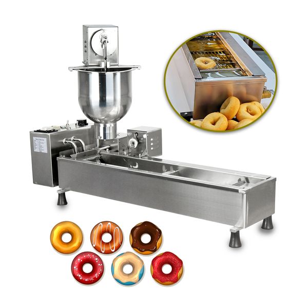 Kolice Ücretsiz Nakliye Ticari Gıda İşleme Ekipmanı Otomatik Donut Makinesi, Donut Yapım Makinesi