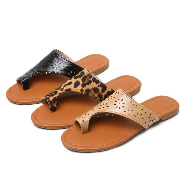 

slippers big size rubber flip flops female shoes ladies' hawaiian 2021 soft flat fabric slides pu casual sewing tpr basic, Black