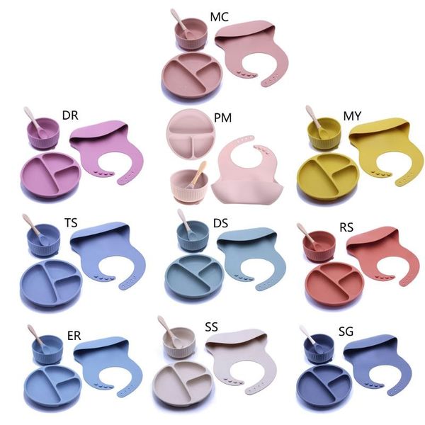 

bibs & burp cloths toddlers safety silicon plate first stage lead-toddler feeding supplie cute m15