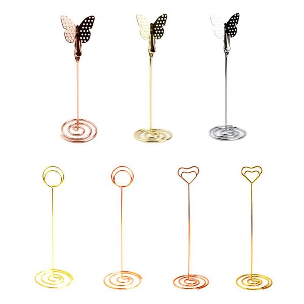 

party decoration 10pcs table numbers holder wood place card wedding name memo note rose gold