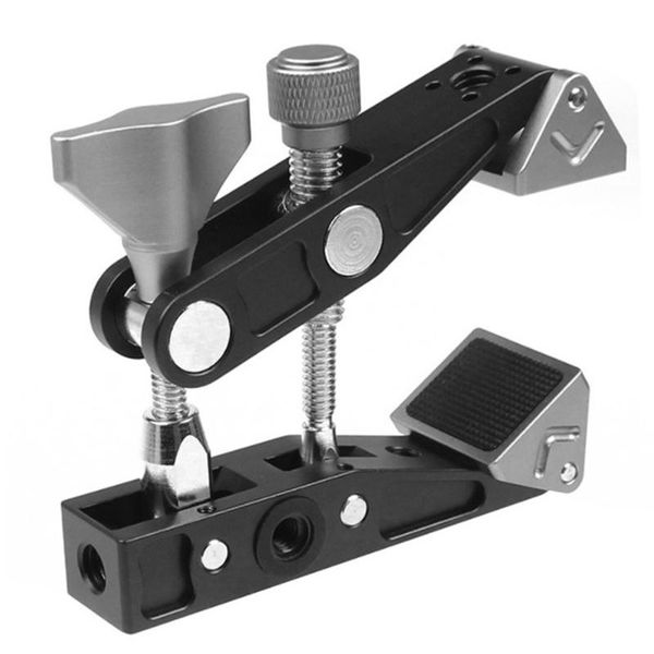 

crab claw clamp 3/8 tongs pliers clip bracket with hole for dslr camera tripod monopod studio flash fixed support stabilizers