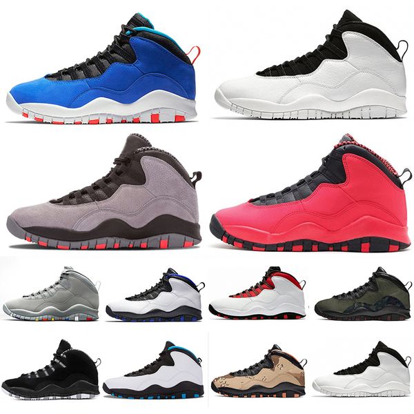 

2022 jumpman 10 10s mens basketball shoes sneakers grey red woodland camo wings white westbrook seattle powder blue orlando men outdoor trai