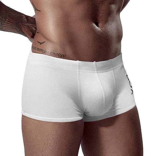 

underpants orlvs male short pants breathable spandex cartoon boxers mens cock boxer for men underwear, Black;white