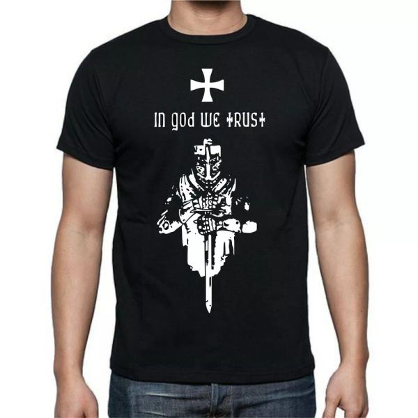 

In God We Trust T shirt Tee, White;black