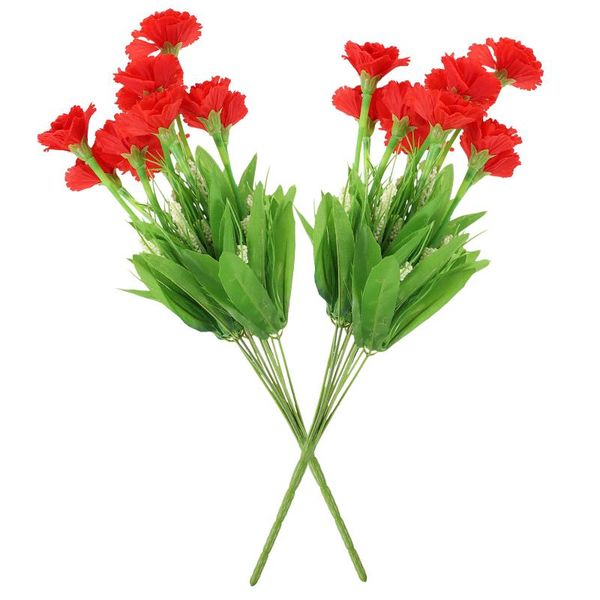 

decorative flowers & wreaths 2 bunches creative flower bouquet adornments artificial carnation decors