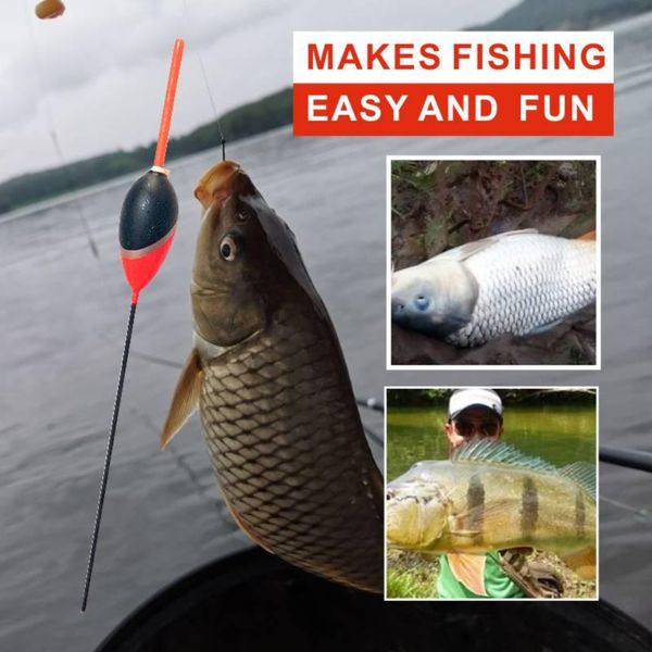 

professional 19cm floats for fishing accessories 10pcs/set vertical buoy sea float lure with attachment pesca