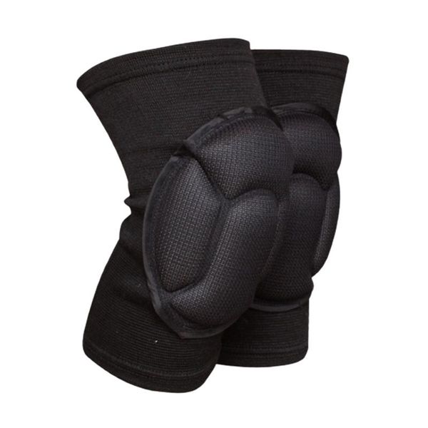 

pair knee pads leg protectors work safety kneepad fitness gear patella bicycle running basketball volleyball support elbow &, Black;gray