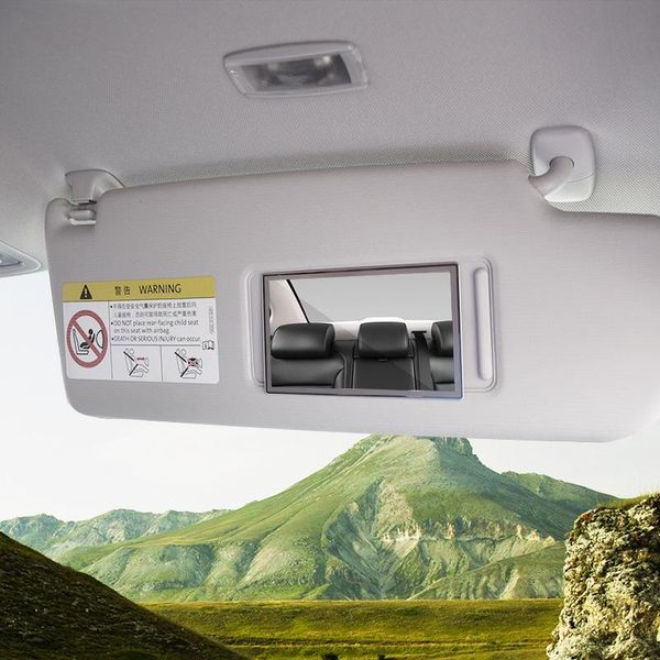 

other interior accessories upgrade shatterproof car sun visor makeup mirror rearview stainless steel decorative cosmetic mirrors car-styling