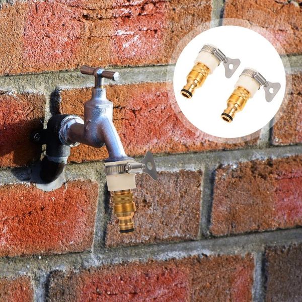 

2pcs garden hose quick connector irrigation system adapter tap watering equipments