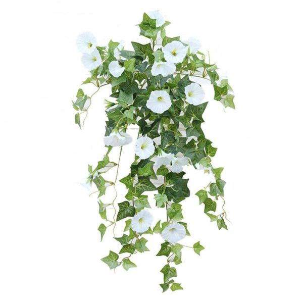 

decorative flowers & wreaths well-made with vibrantly color home wall garland fake silk morning glory artificial flower vine hanging plant