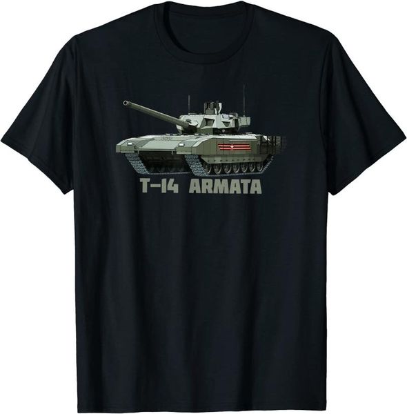 

men's dress shirts russian t-14 armata main battle t-shirt. summer lasting charm man t-shirt s-3xl, White;black