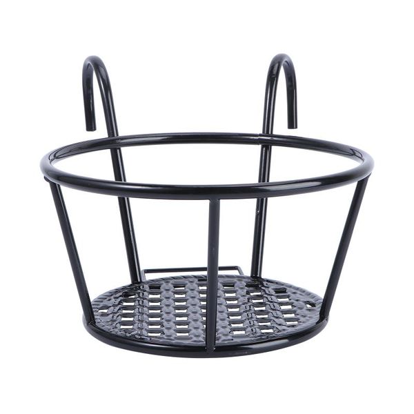 

planters & pots succulent hanging planter pot flowerpot geometric iron metal stand supporting shelf (black)