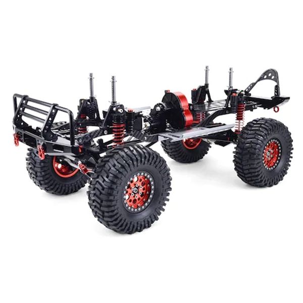 ZD Racing SCX10 1/10 4WD CNC Все металлические углеродные волокна RC каркас автомобиля + 540 двигатель + 60А водонепроницаемый ESC + M1500 сервоприводов