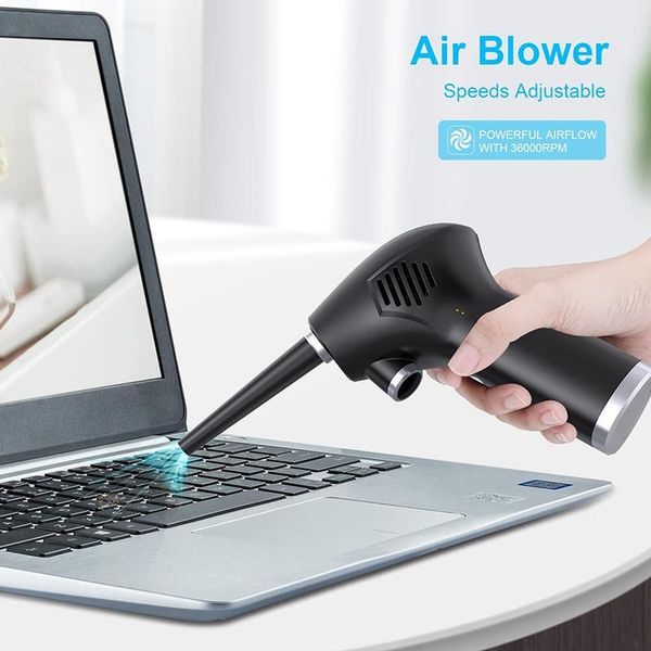 

vacuum cleaners 2021 cordless air dust collector, used for computer cleaning,36000rpm, rechargeable 6000mah battery, keyboard debris