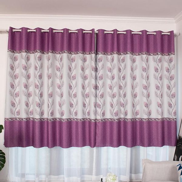 

curtain & drapes 1panel fabric leaves sheer tulle window treatment voile drape valance cortinas dormitorio curtains for livingroom b 3.29