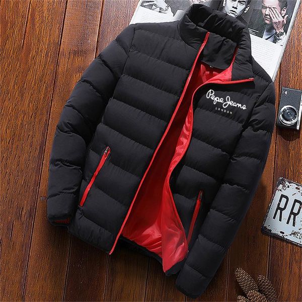 

men's jackets brand jacket autumn and winter thick casual fashion windbreaker sports running, Black;brown