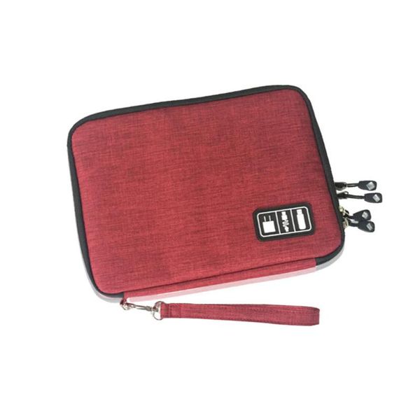 

outdoor bags 4 colors waterproof travel storage bag electronics usb charger case data cable organizer black pocket #3n06