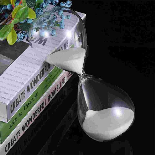 

other clocks & accessories transparent glass hourglass timer 5 minutes time sand clock room decor for home
