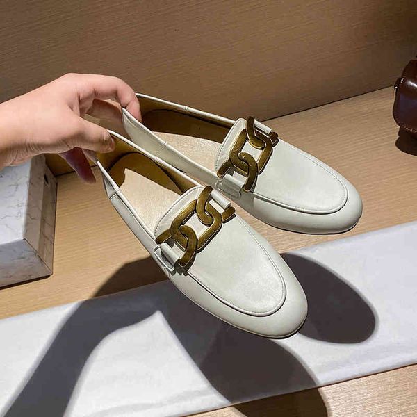 

dress shoes step-on-heel two-wear single women's spring and autumn flat metal buckle loafers british style 2x8t, Black