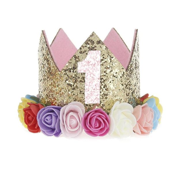 

party hats kids 1st baby hat birthday crown supplies home pography number decoration accessories props first princess tiara