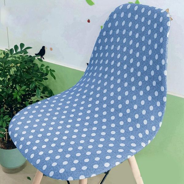 

chair covers printed eames seat cover for armless shell removable washable elastic banquet home slipcover