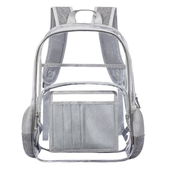 

backpack transparent fits 15.6-inch lapschool bag student pvc