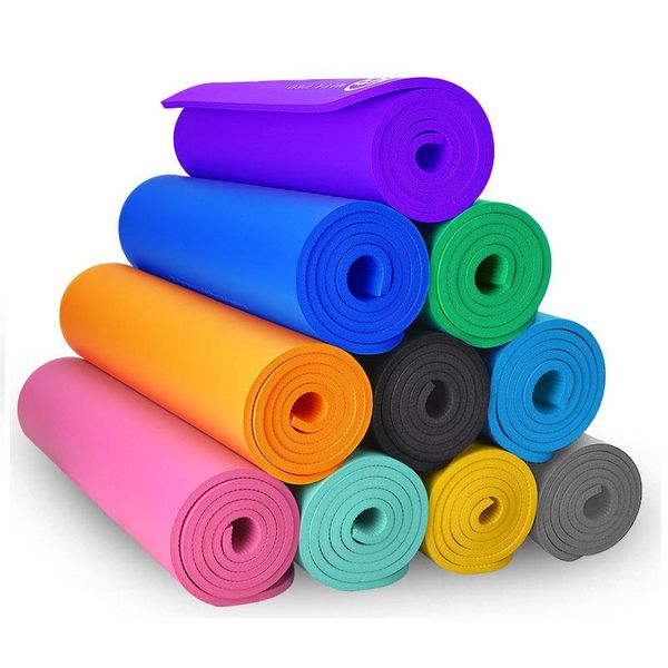 

yoga mats mat 8mm thick exercise for fitness non-slip folding gymnastics
