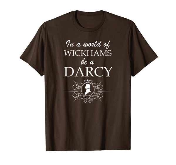 

Jane Austen T-Shirt Wickham or Darcy Pride Prejudice, Mainly pictures