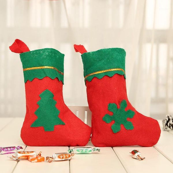 

christmas decorations mini socks home decoration tree ornaments party decor lovely gift bag for children candy xmas