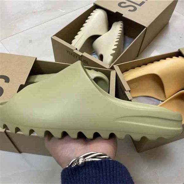 

yeesy slide bone black green fashion street slippers white khaki men women indoor outdoor sandal basketball shoes football size 35-47 6gxh