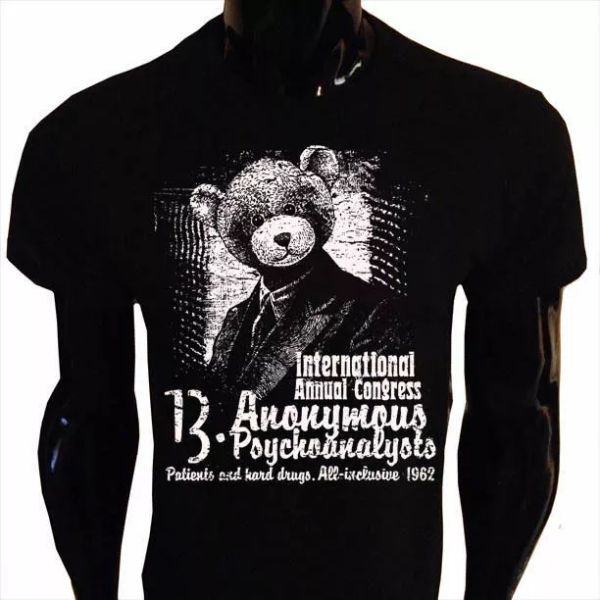 

anonymous psychoanalysts t-shirt uomo s-5xl farmaci viaggi acido a02, White;black